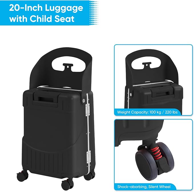 TABU 20" Ride-on Luggage with Seat - Image 4