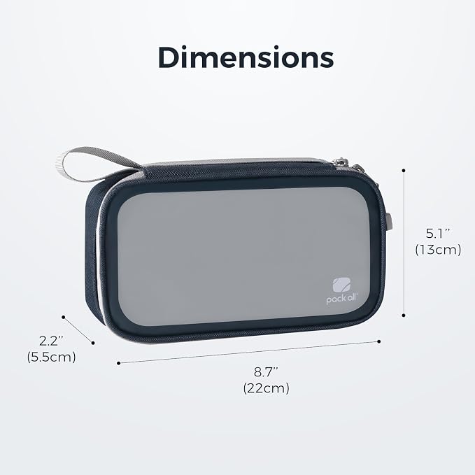 pack all Clear Electronic Organizer, TPU Cable Organizer Bag, Compact Cord - Image 6