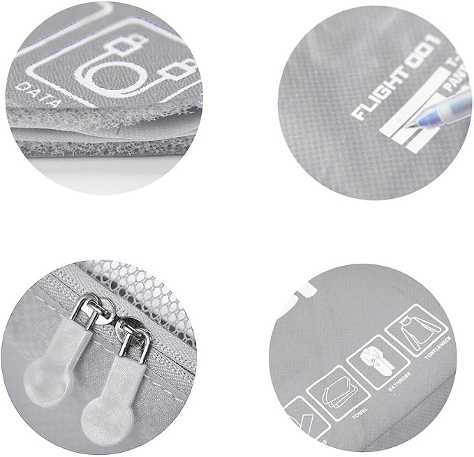 Packing Cubes Set Travel Luggage Organizers Suitcase Lightweight Accessories - Image 5