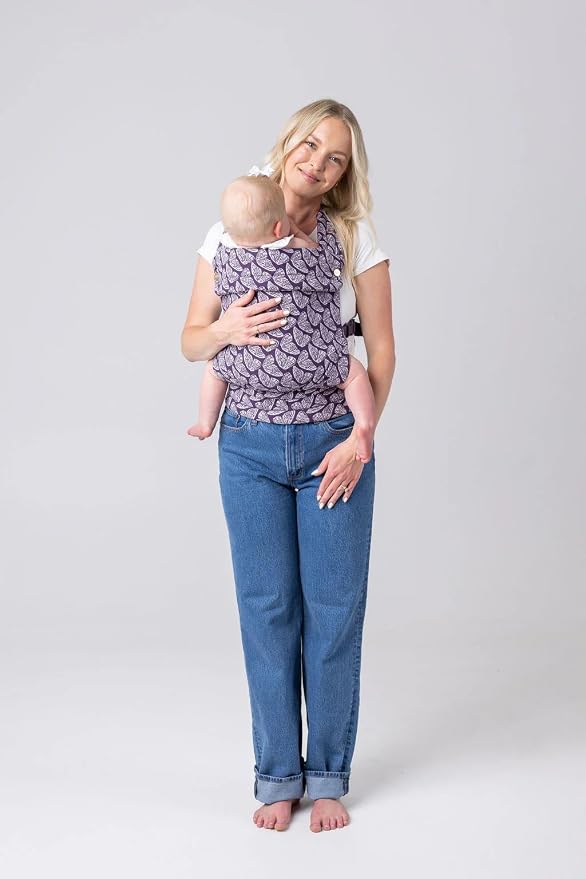 Mabē Monarch Ergonomic Baby Carrier – Premium Cotton Soft Structured Newborn to - Image 3