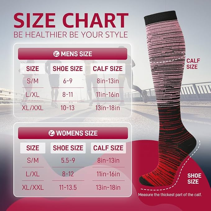 Kickticks 4 Pairs Compression Socks - Image 6