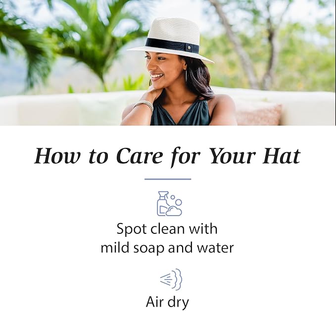 Wallaroo Hat Company Women’s Petite Palm Beach Fedora – UPF 50+ UV Protection - Image 6