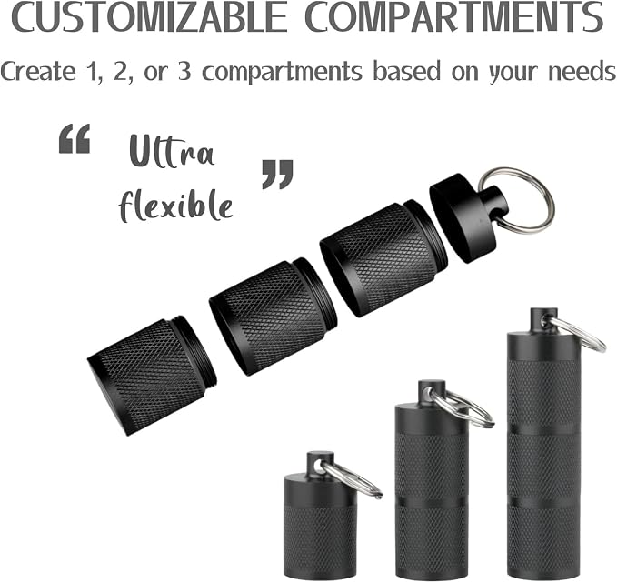 Waterproof Keychain Pill Holder - Image 4