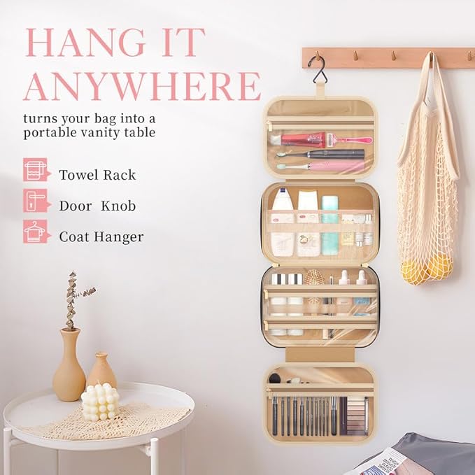 HOTOR Travel Toiletry Bag w/Hanging Hook - Image 4
