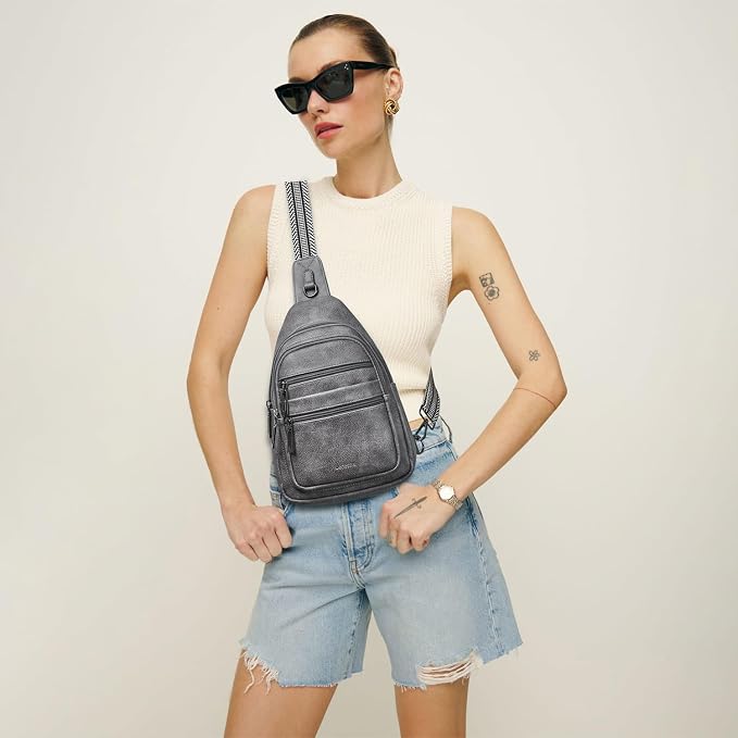 Sling Bag for Women Crossbody Bags Sling Purse Cross Body Backpack Vegan - Image 2