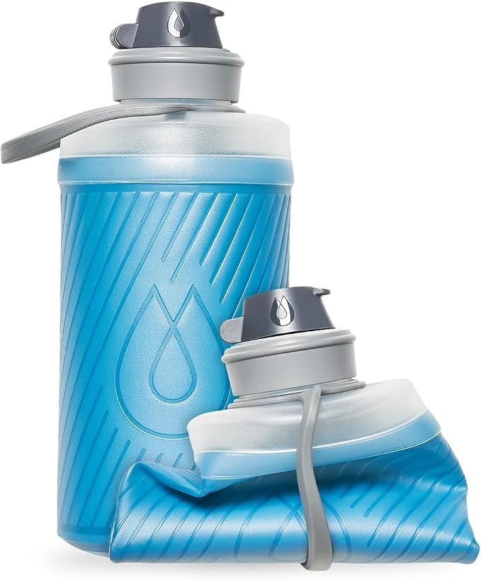 HydraPak Flux - Collapsible Backpacking Water Bottle - BPA Free, Ultra Light by Hydrapak