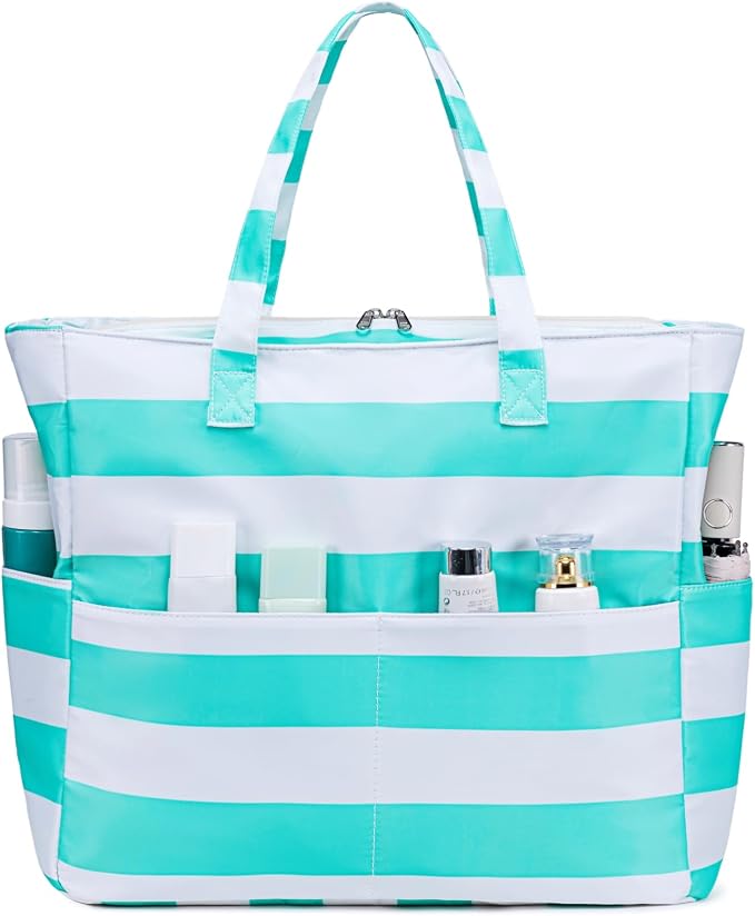 Beach Pool Bags Tote for Women Ladies Large Gym Tote Carry On Bag - Image 8