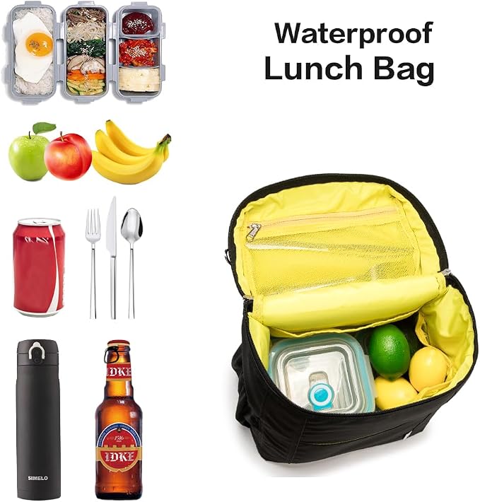 NOL Natural Organic Lifestyle Insulated Lunch Bags - Image 5