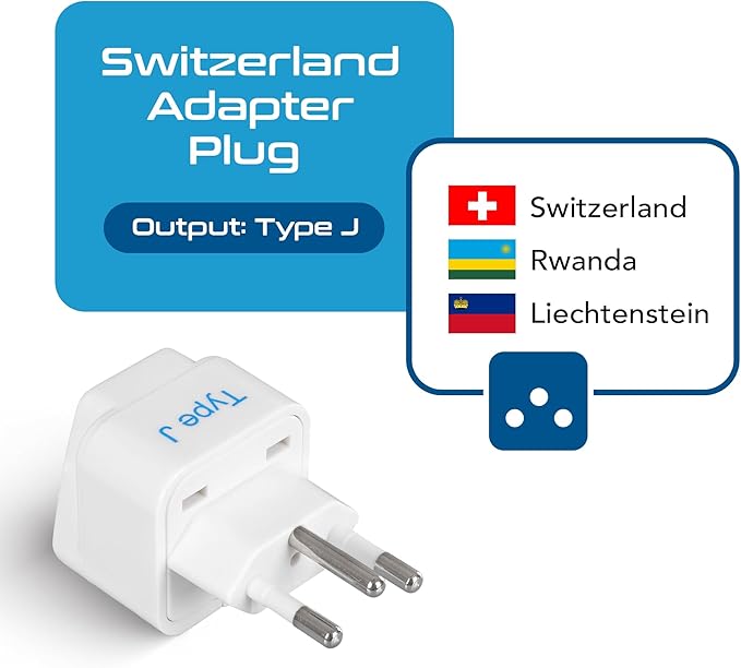 Ceptics Switzerland Travel Plug Adapter - Image 2