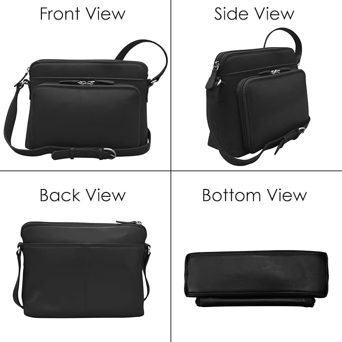 ili New York Genuine Leather Crossbody Bags - Image 10