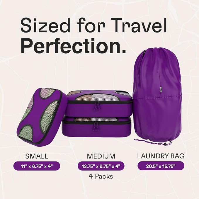 Shacke 6 Set Packing Cubes for Travel - Image 3