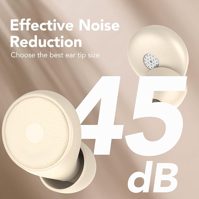 Ear Plugs for Sleeping Noise Cancelling -45dB, Soft and Reusable Silicone - Image 2