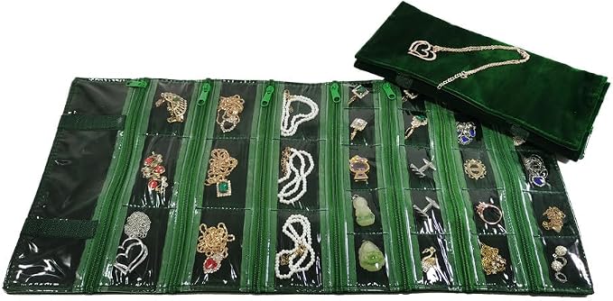 Travel Jewelry Roll Bag Portable Organizer Pouch - Image 5