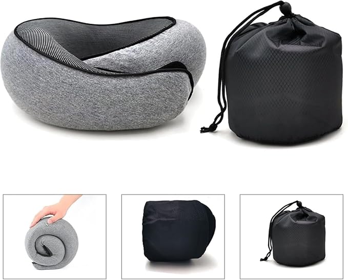 RURING Travel Pillows for Airplanes, Travel Neck Pillow Travel Pillow, Neck - Image 5