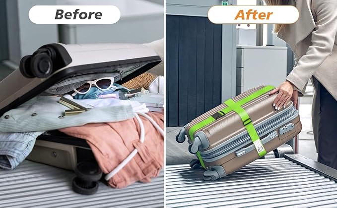 BILIONE Luggage Straps TSA Approved Add a Bag Premium Accessory - Image 7