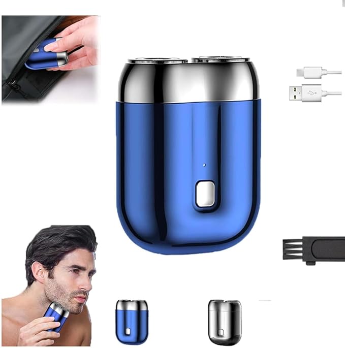 2025 New Model Mini Dual-Head Electric Shaver, Electric Mini Portable Razor by Unknown