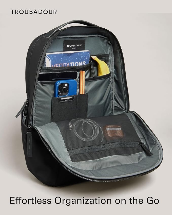 Troubadour Apex Backpack 3.0 - 25L Premium Laptop Backpack - Ergonomic & Water - Image 3