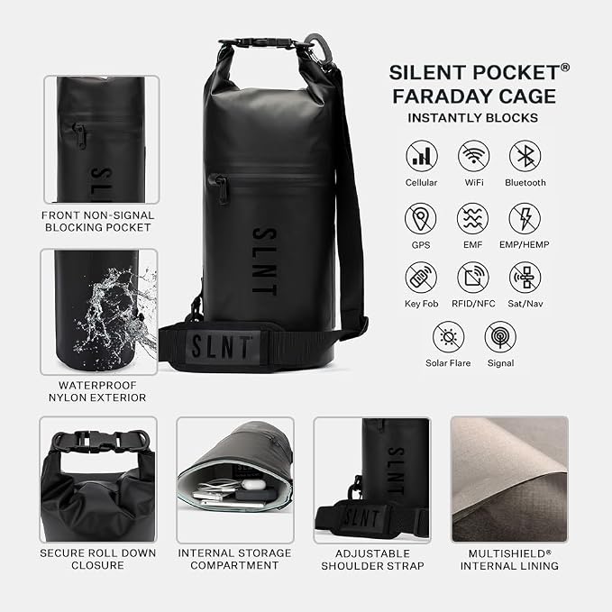 SLNT Waterproof Faraday Dry Bag - Image 2