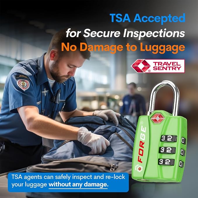 Forge TSA Luggage Combination Lock - Image 2