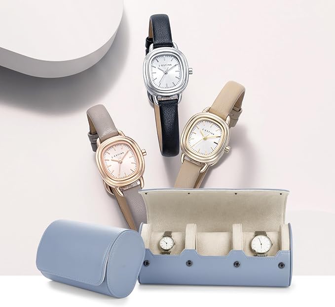 Oirlv Luxury Leather Watch Storage Case Watch Box - Image 3