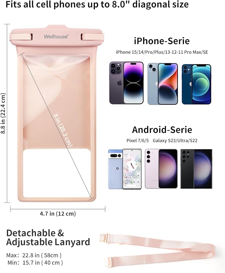 wellhouse Waterproof Phone Pouch, Waterproof Phone Case - Image 4