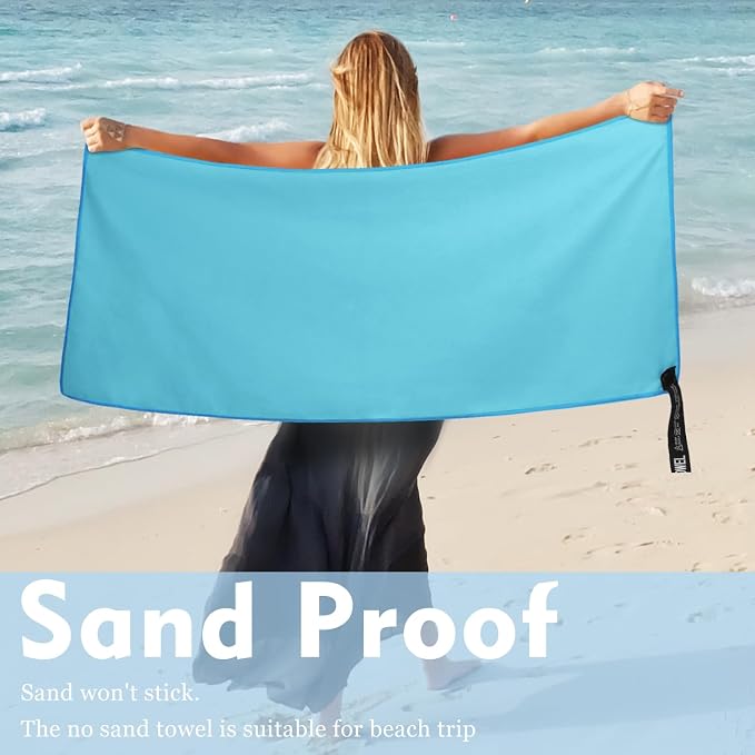 Microfiber Travel Towel, Soft Lightweight Quick Dry Towel, Super Absorbent - Image 7