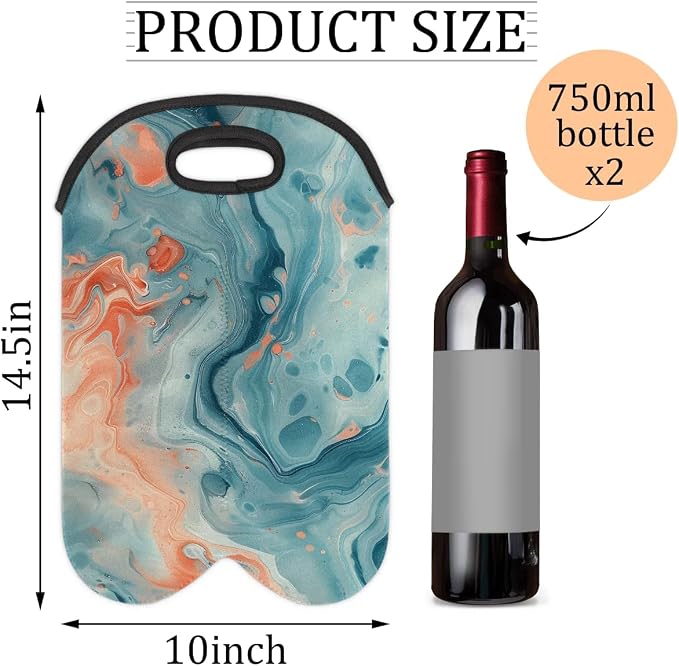 Wine Carrier Tote Personalized Bag - Image 2