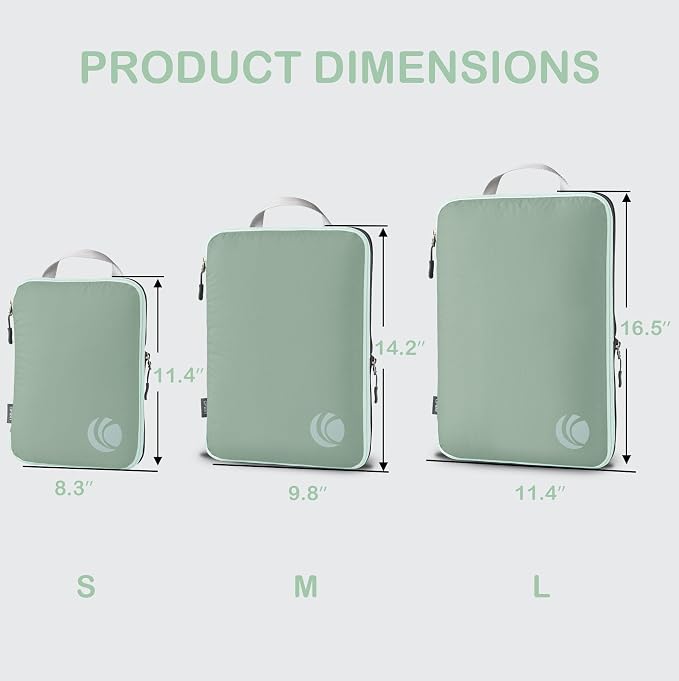 Cipway Compression Packing Cubes, Ultralight Luggage Organizer Bags, Travel - Image 4