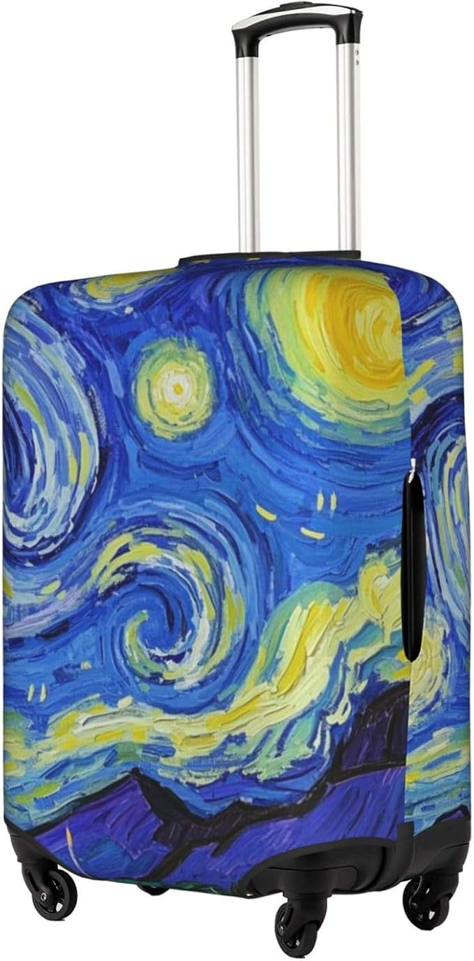 Vincent Van Gogh Starry Sky Night Luggage Cover Washable Suitcase Protector - Image 6
