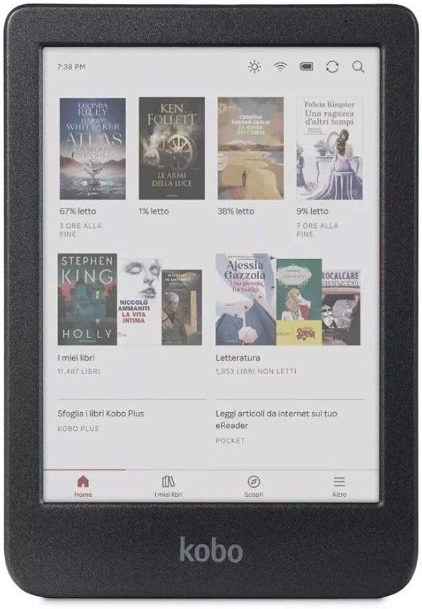 Kobo Clara Colour | eReader | 6” Glare-Free Colour E Ink Display | Dark Mode by Kobo