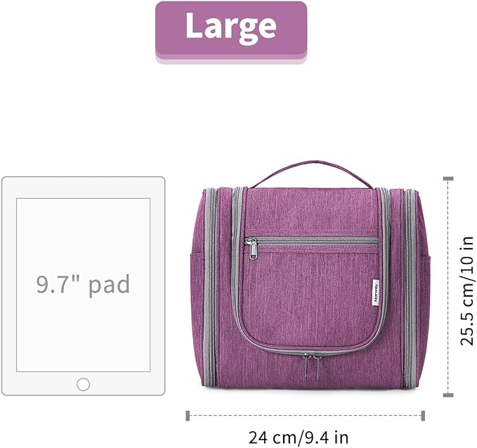 Hanging Toiletry Bag for Women Travel Makeup Bag Organizer Toiletries Bag for - Image 7