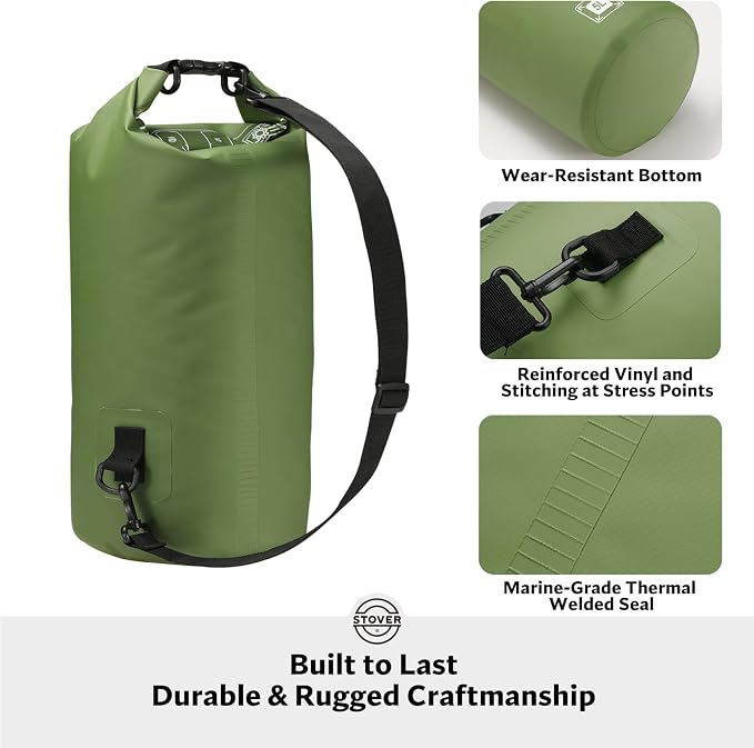 STOVER 5/10/25/30/40/55L Waterproof Backpack- Floating Dry Bag - Image 3