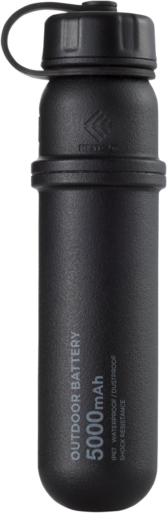 ELECOM NESTOUT Portable Charger, 5000mAh Outdoor Battery Power Bank, 15W USB-C by ELECOM