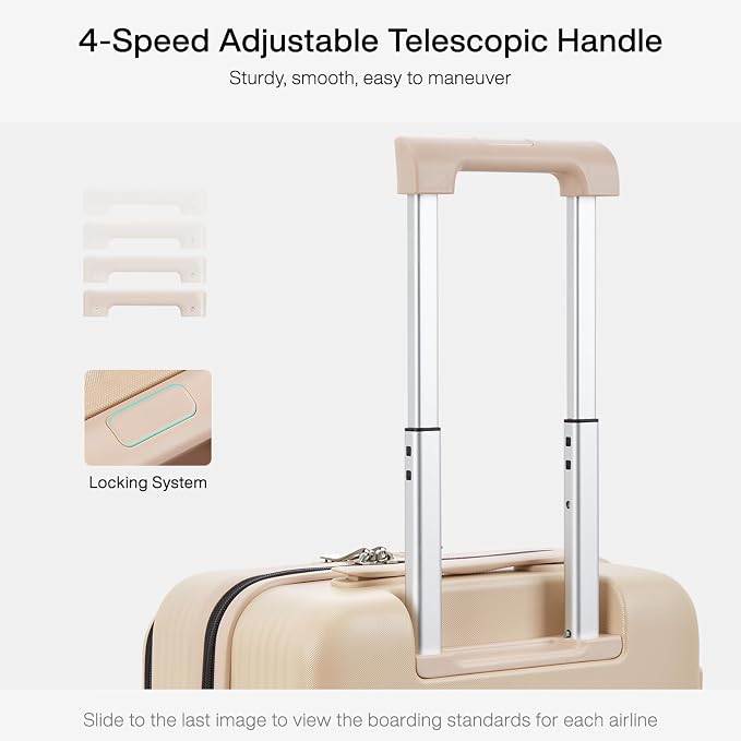 Hanke Grace Carry On Luggage - Image 8