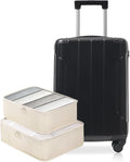 Merax Carry on Luggage Set, 20 Inch Hardshell ABS Suitcase by Merax