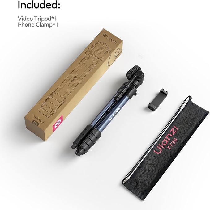 ULANZI TT39 Travel Tripod with Fluid Head, Lightweight Camera Stand - Image 8