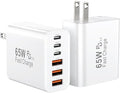 USB C Fast Charger Block, iPhone Charger Fast Charging Blocks 65W Multi Port by Bustuny