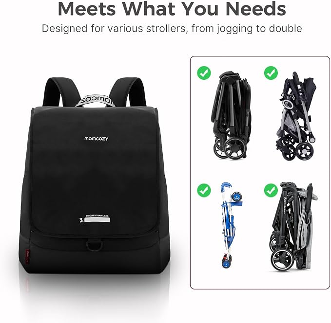 Momcozy Stroller Travel Bag for Airplane | Suit ClickGo Stroller | Compatible - Image 4
