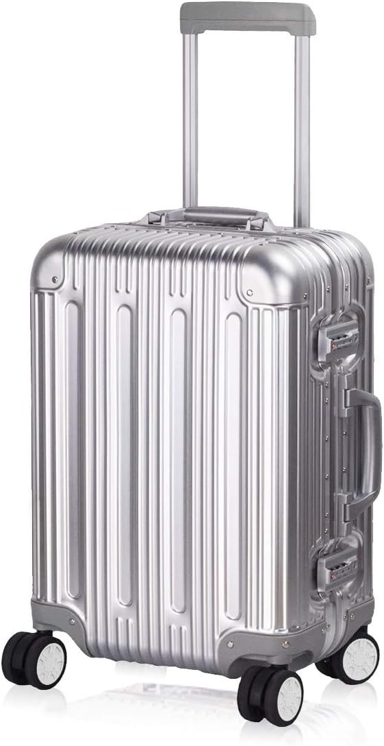 TRAVELKING All Aluminum Carry On Luggage by TRAVELKING