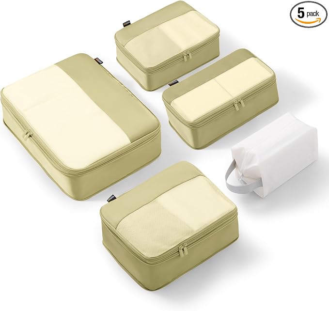 5 Set Compression Packing Cubes by SOARSAIL