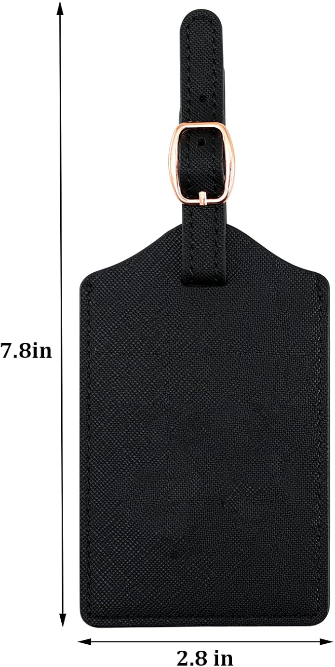 PU Leather Luggage Tag for Suitcase, Travel Bag - Image 3
