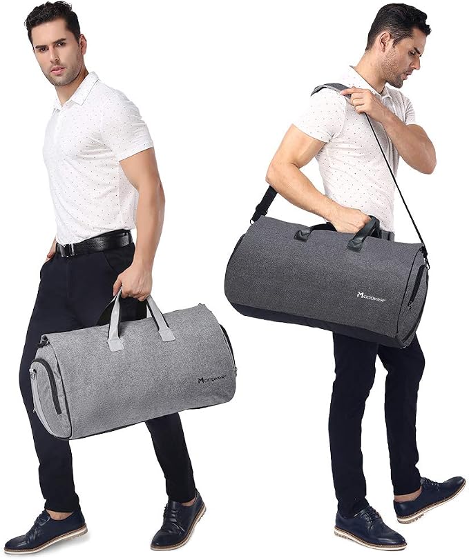 Convertible Garment Bag with Shoulder Strap, Modoker Carry on Garment Duffel Bag - Image 7