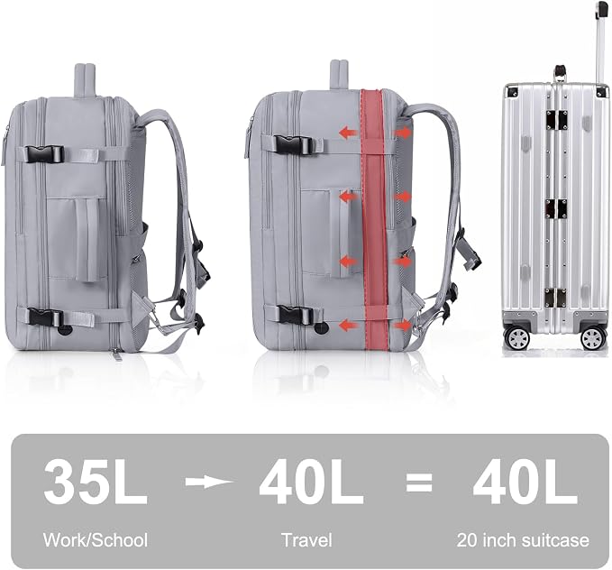 Hanples Extra Large Travel Backpack - Image 6