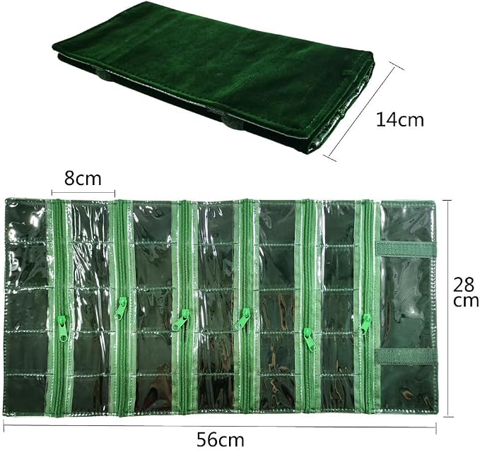 Travel Jewelry Roll Bag Portable Organizer Pouch - Image 4