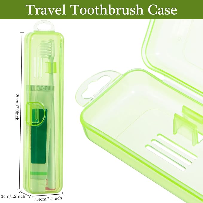 Toothbrush Case Holder 2 Pack, 7.87 x 1.85 x 1.18” - Image 2