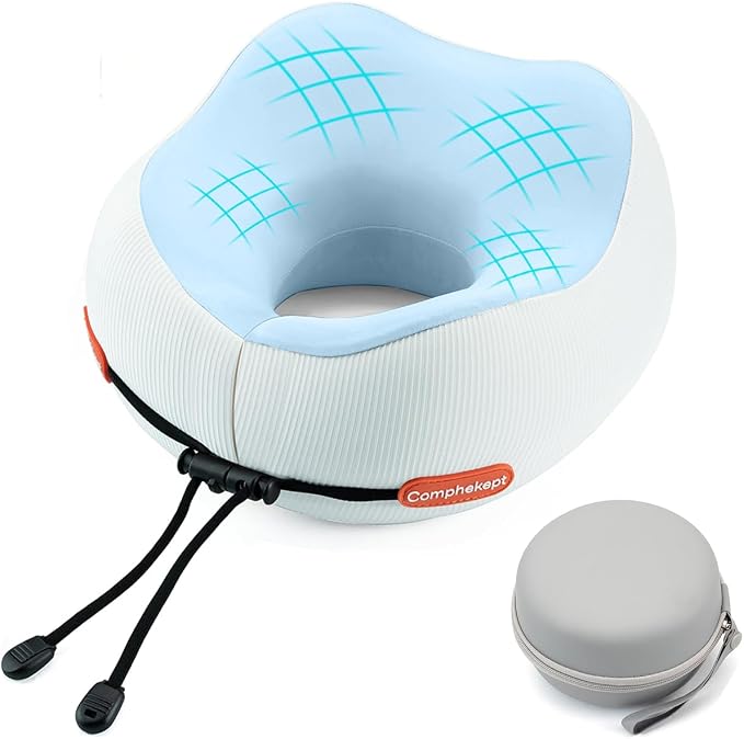 Thickened Travel Neck Pillow for Airplanes for Women, Adjustable Right Amount by Unknown