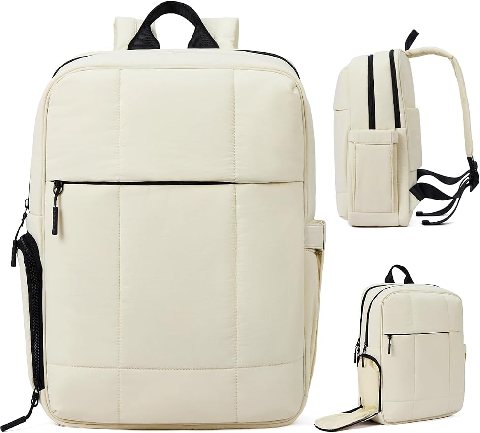 CLUCI Lightweight Travel Backpack Carry on Flight Approved, Puffy Gym Backpack by CLUCI