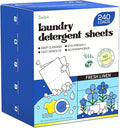 Soulink Laundry Detergent Sheets Fresh Linen Scent 240 Loads，Eco Friendly by Soulink