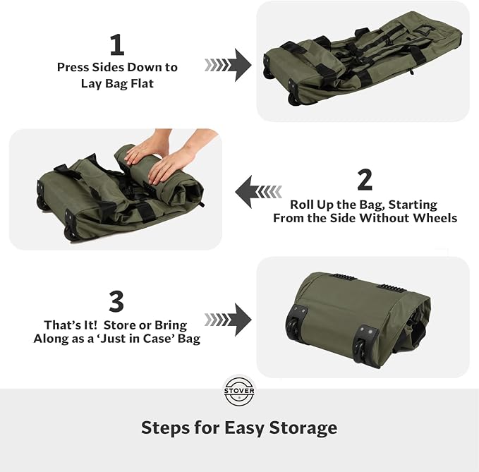 STOVER 100L Rolling Duffel Bag - Image 6