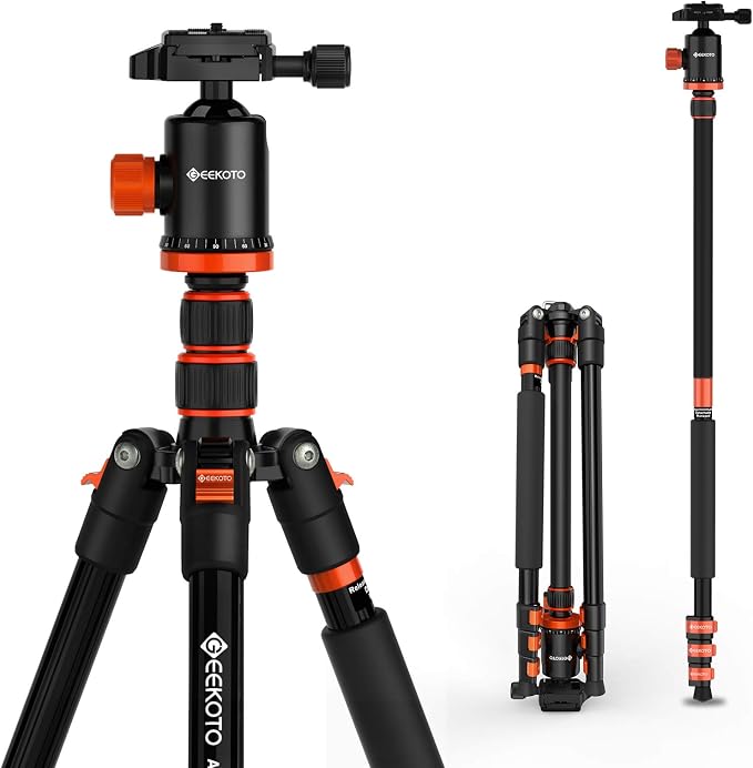 GEEKOTO Compact Aluminum Camera Tripod by GEEKOTO
